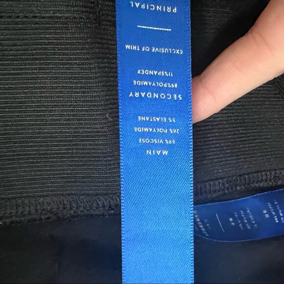 Kit and Ace Ellery Black Gray Panel Stretch Pants - Picture 4 of 6